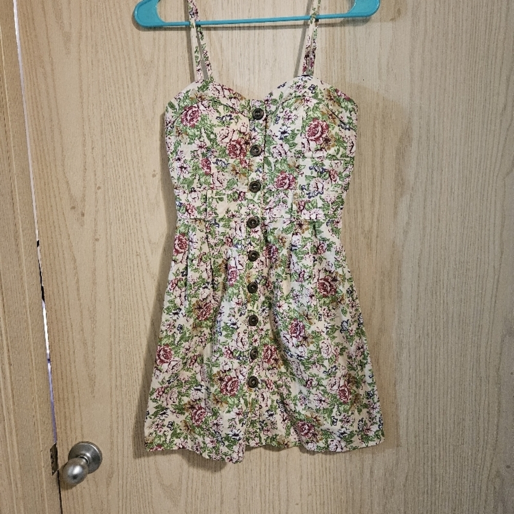 Floral Button-Down Dress